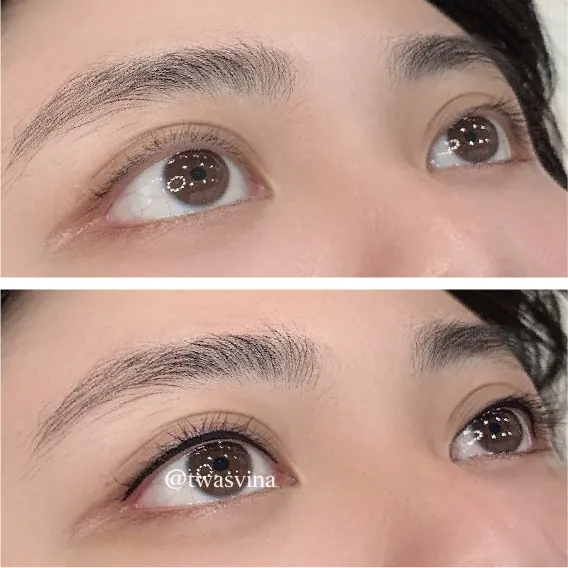 隱形內眼線 作品